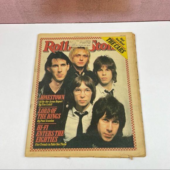 Vintage Rolling Stone Magazine The Cars Lord Of The Rings January 25, 1979 - Picture 1 of 5